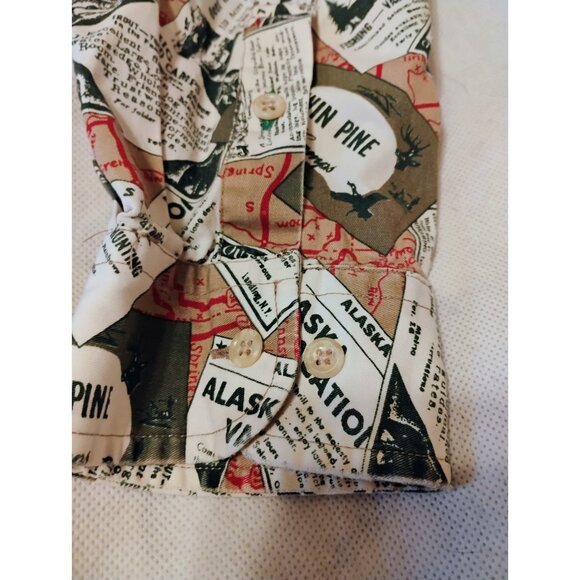 Vintage Tommy Hilfiger Shirt Twin Pines Long Sleeve Button Down Mens Large - Picture 4 of 8